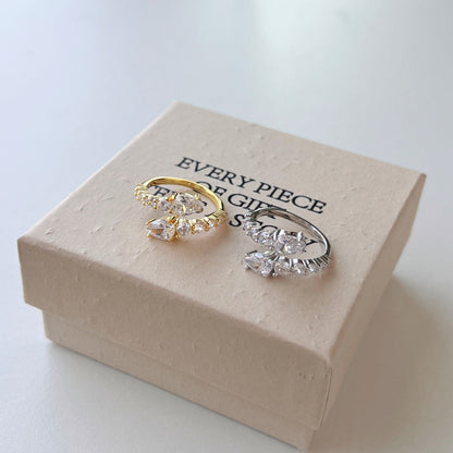[Angela Jewelry]Delicate Lively Snake Shape Daily Ring
