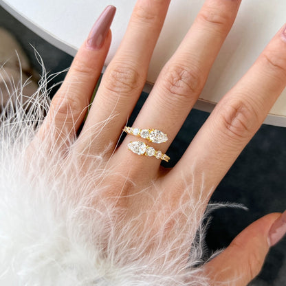 [Angela Jewelry]Delicate Lively Snake Shape Daily Ring