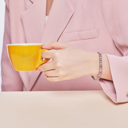 [Angela Jewelry]Ornate Sparkling Round Cut Party Bracelet