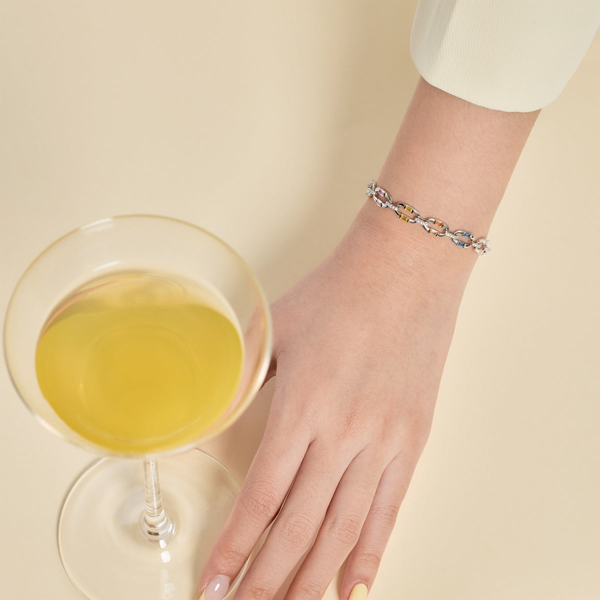 [Angela Jewelry]Dazzling Colorful Daily Bracelet