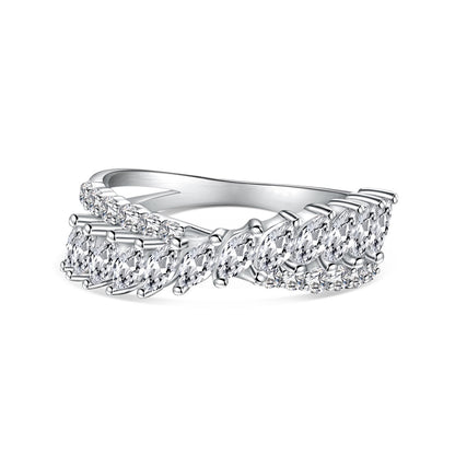 [Angela Jewelry]Unique Colorful Marquise Cut Daily Ring
