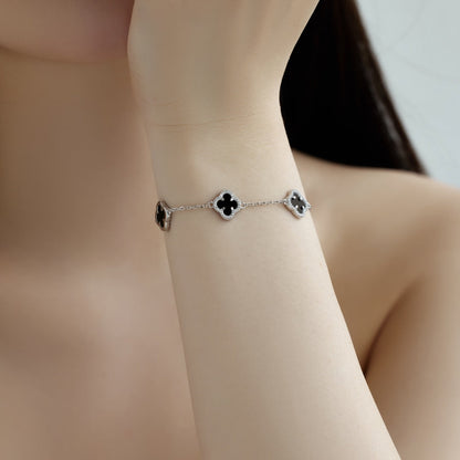 アンジェラジュエリー]四つ葉のクローバーの美しいブレスレット