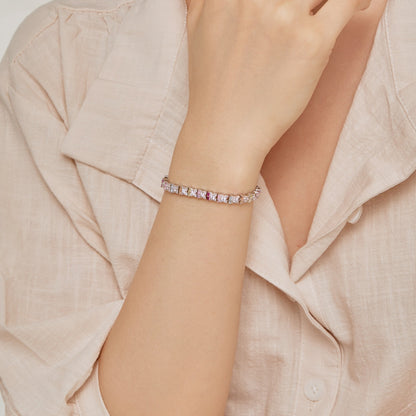 アンジェラジュエリー]ユニークなカラフルな花の形のデイリーブレスレット