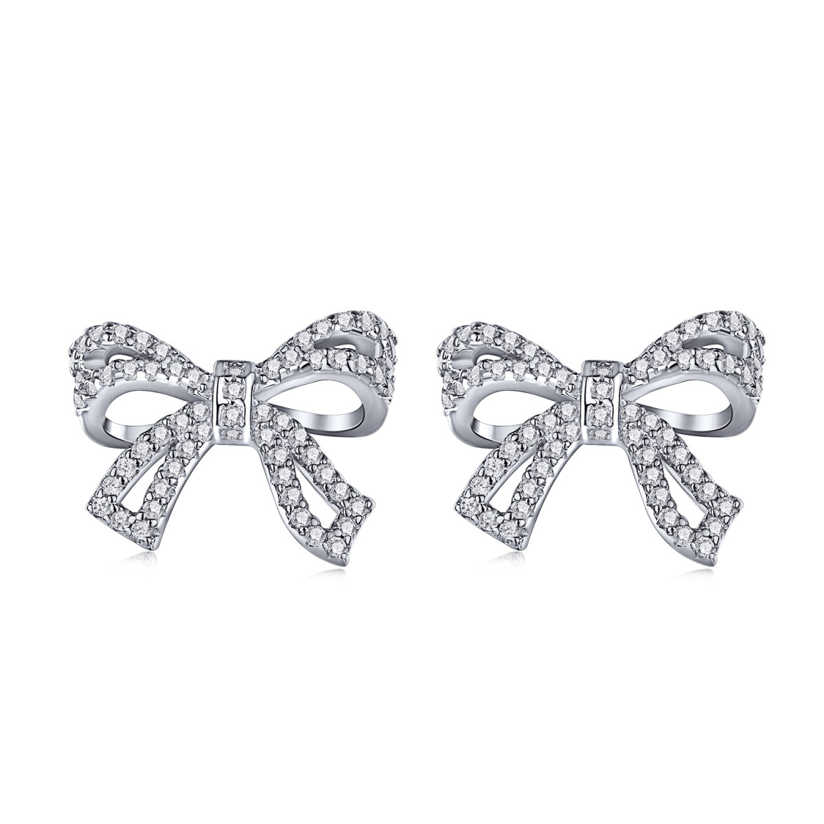 [Angela Jewelry]Dainty Bow Shape Earrings