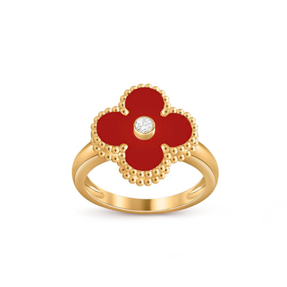 [Angela Jewelry]CLOVER DIAMOND RING GOLD COLLECTION