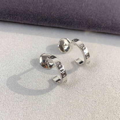 [アンジェラジュエリー]ラブイヤリング 2.65mm シルバー