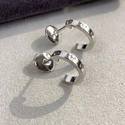 [アンジェラジュエリー]ラブイヤリング 2.65mm シルバー