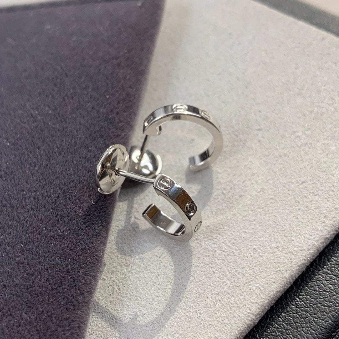 [アンジェラジュエリー]ラブイヤリング 2.65mm シルバー