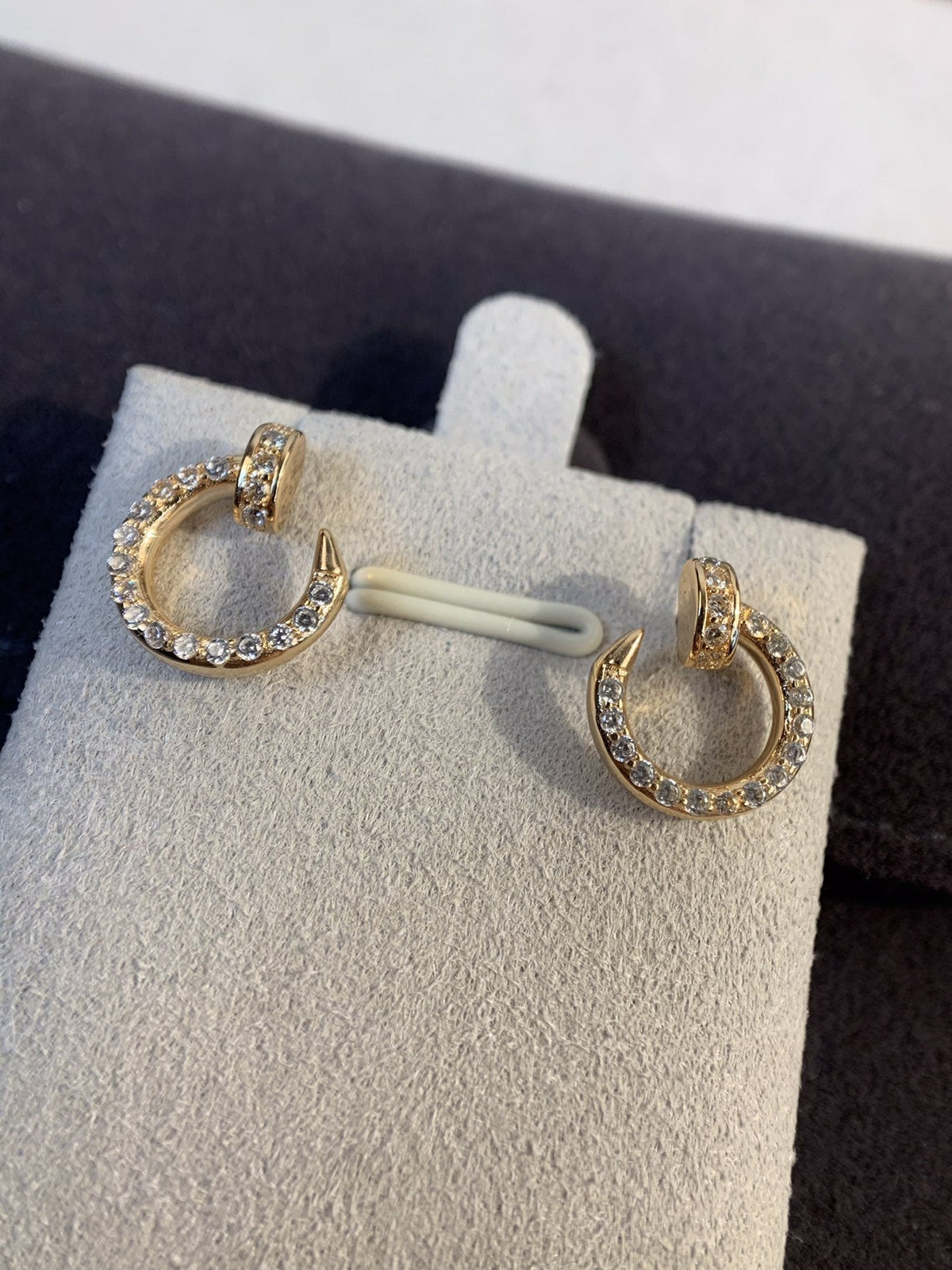[アンジェラジュエリー]JUSTE イヤリング ゴールド ダイヤモンド