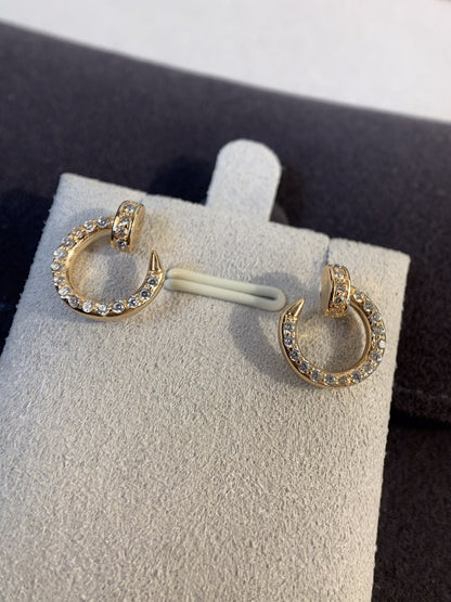 [アンジェラジュエリー]JUSTE イヤリング ゴールド ダイヤモンド
