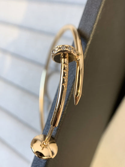 [アンジェラジュエリー]JUSTE イヤリング ゴールド ダイヤモンド 1.8mm 