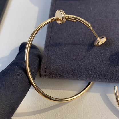 [アンジェラジュエリー]JUSTE イヤリング ゴールド ダイヤモンド 1.8mm 