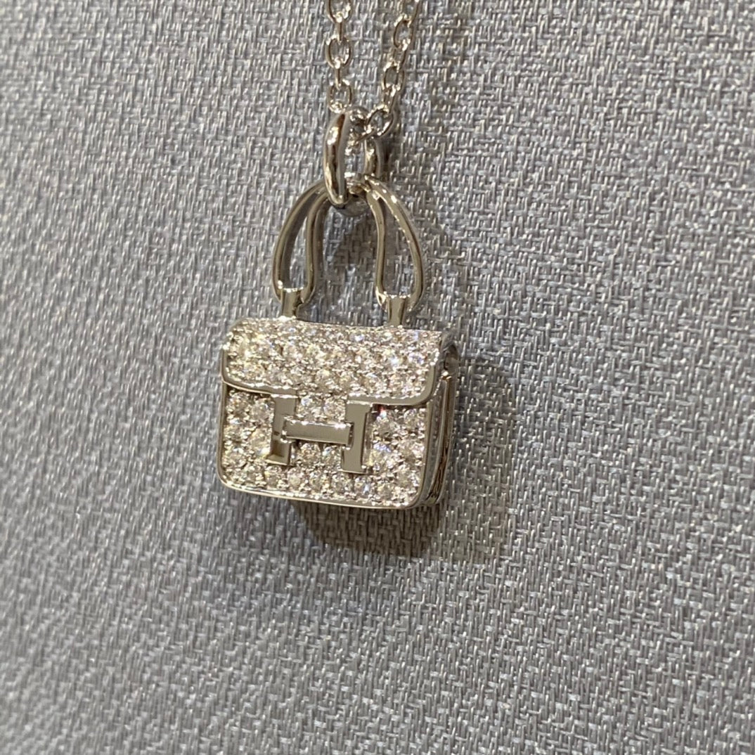 [Angela Jewellery]CONSTANCE PEDANT DIAMOND NECKLACE