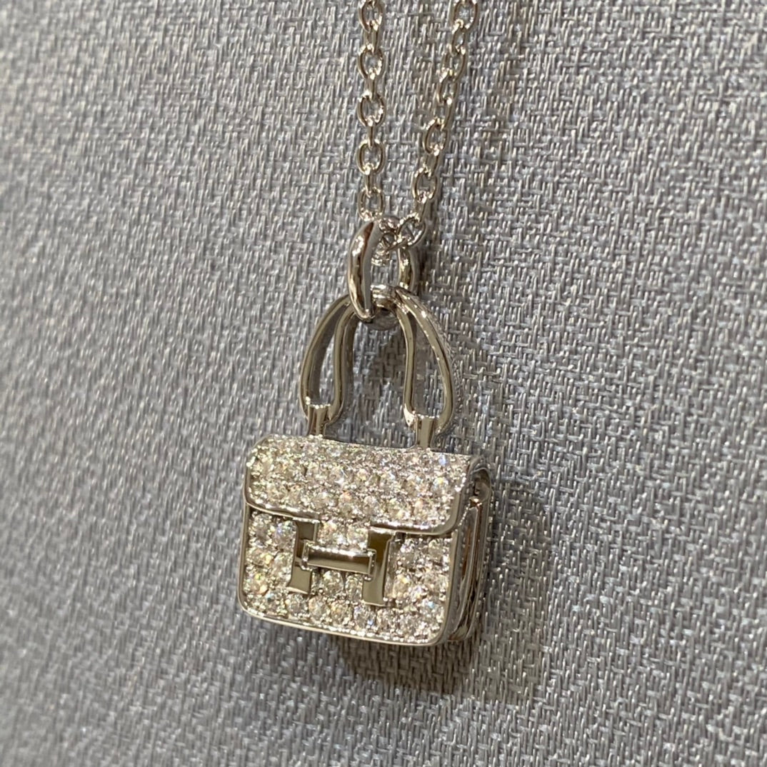 [Angela Jewellery]CONSTANCE PEDANT DIAMOND NECKLACE