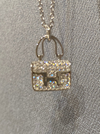 [Angela Jewellery]CONSTANCE PEDANT DIAMOND NECKLACE
