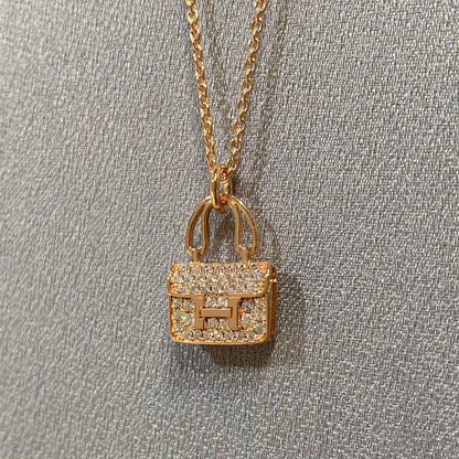 [Angela Jewellery]CONSTANCE PEDANT DIAMOND NECKLACE
