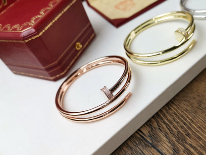 [Angela Jewellery]JUSTE BRACELET 3.5MM DOUBLE ROW DIAMOND