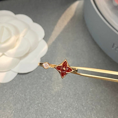 [アンジェラジュエリー]スターワン ダイヤモンド オープンリング