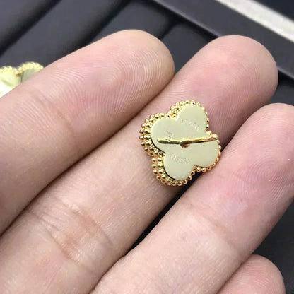 [Angela Jewellery]CLOVER MINI 9.5MM LASER EARRINGS