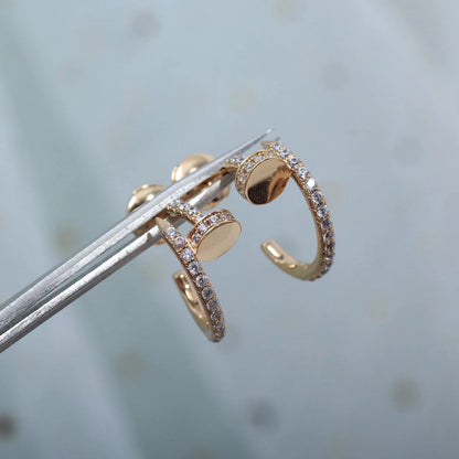 [Angela Jewelry]JUSTE FULL DIAMOND SMALL EARRINGS