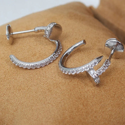 [Angela Jewelry]JUSTE FULL DIAMOND SMALL EARRINGS