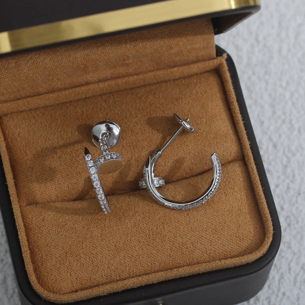 [Angela Jewelry]JUSTE FULL DIAMOND SMALL EARRINGS