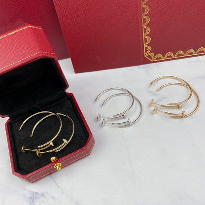 [アンジェラジュエリー]JUSTE イヤリング フルダイヤモンド 1.8mm