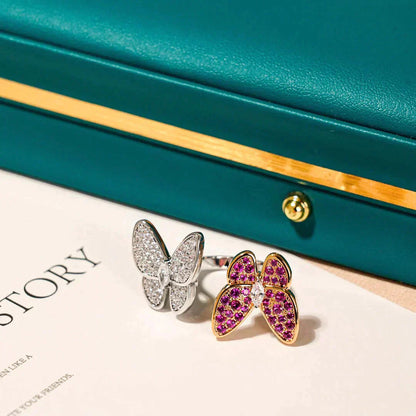 [Angela Schmuck]Zwillings-Schmetterlings-Diamantring