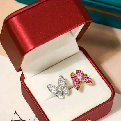 [Angela Schmuck]Zwillings-Schmetterlings-Diamantring