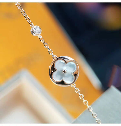[Angela Jewellery]SUN MOP GOLD 1 DIAMOND NECKLACE