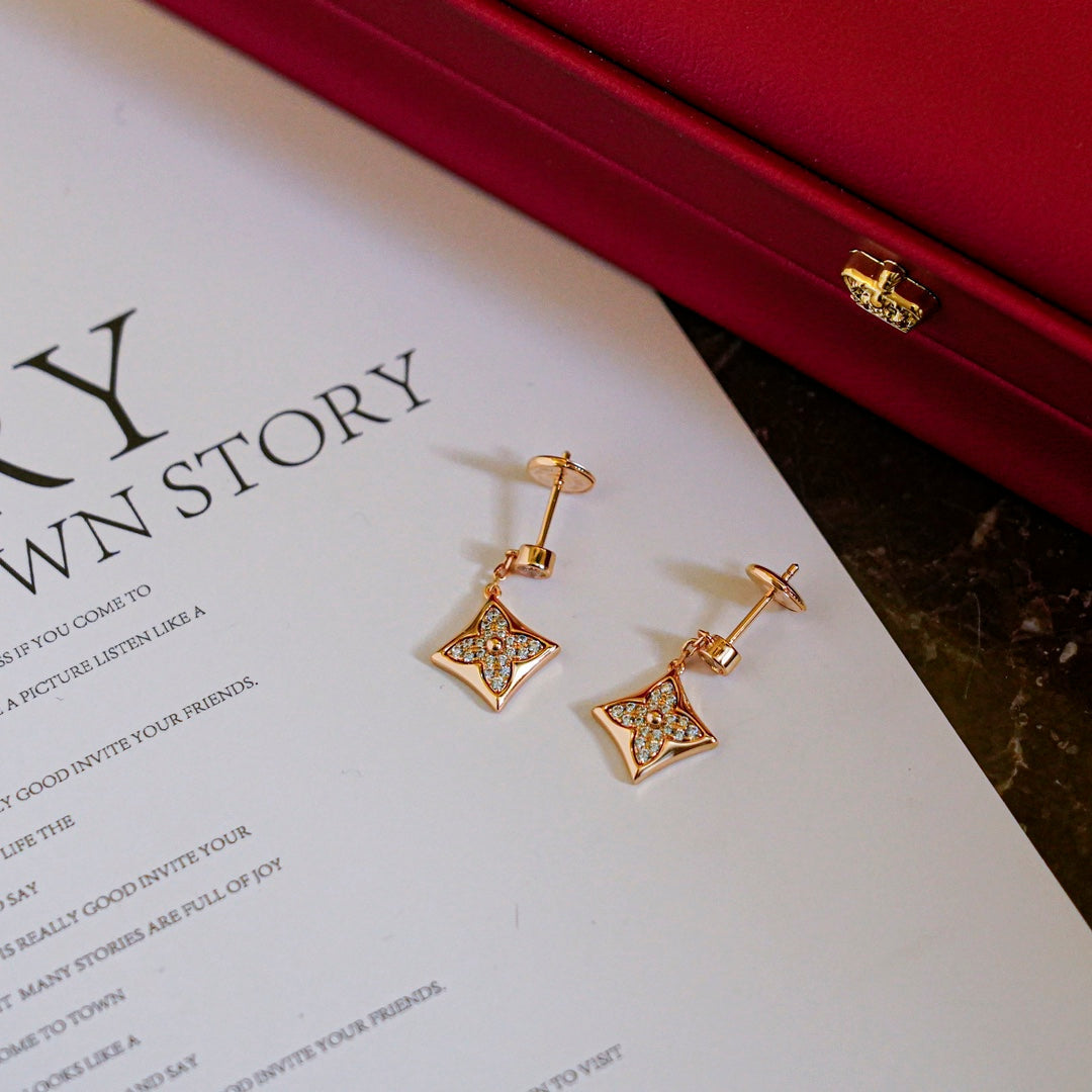 [Angela Jewellery]STAR DIAMONDS EARRINGS GOLD
