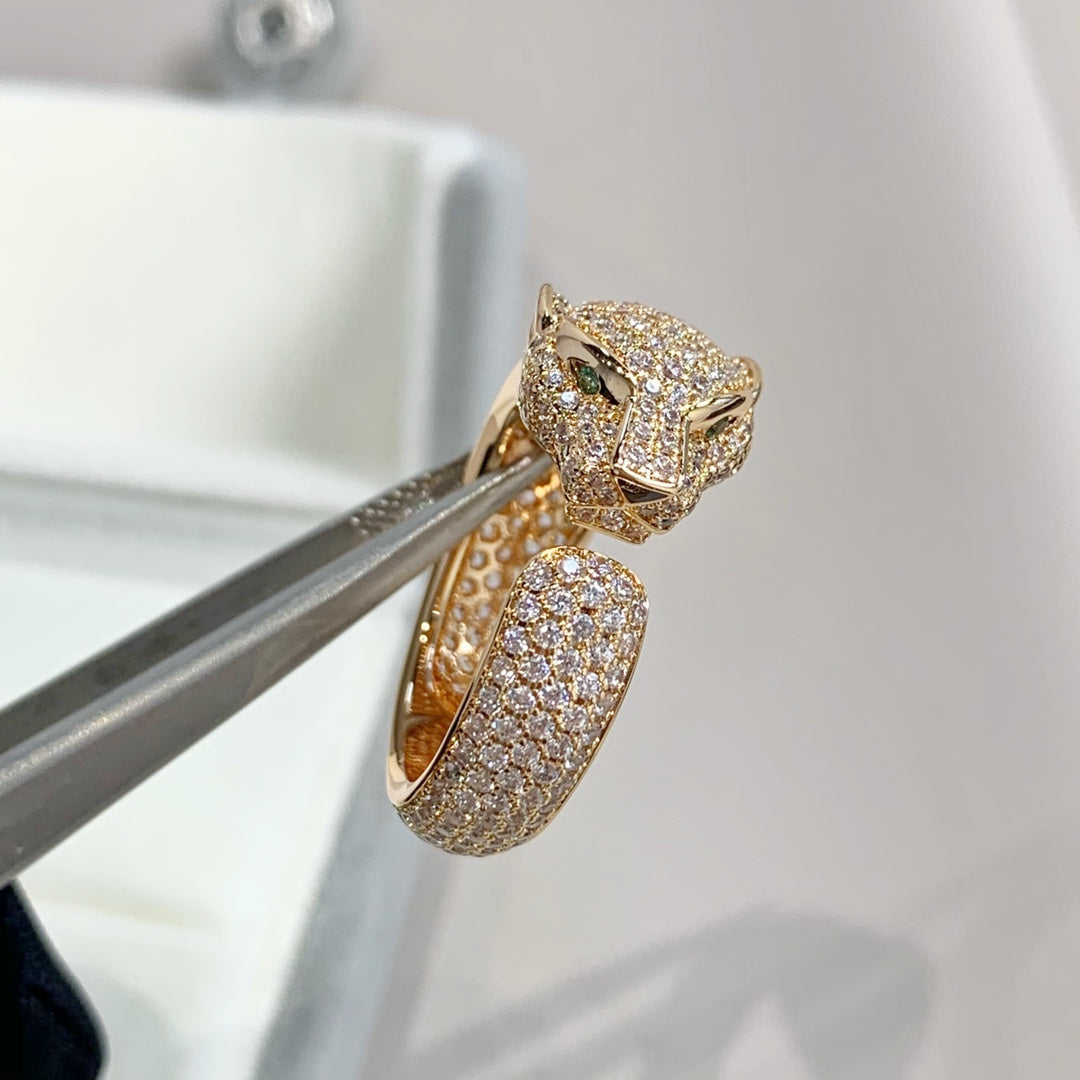 [Angela Jewellery]PANTHERE PINK GOLD DIAMOND RING