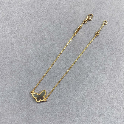[アンジェラジュエリー]バタフライ ダークモップ バタフライ ブレスレット