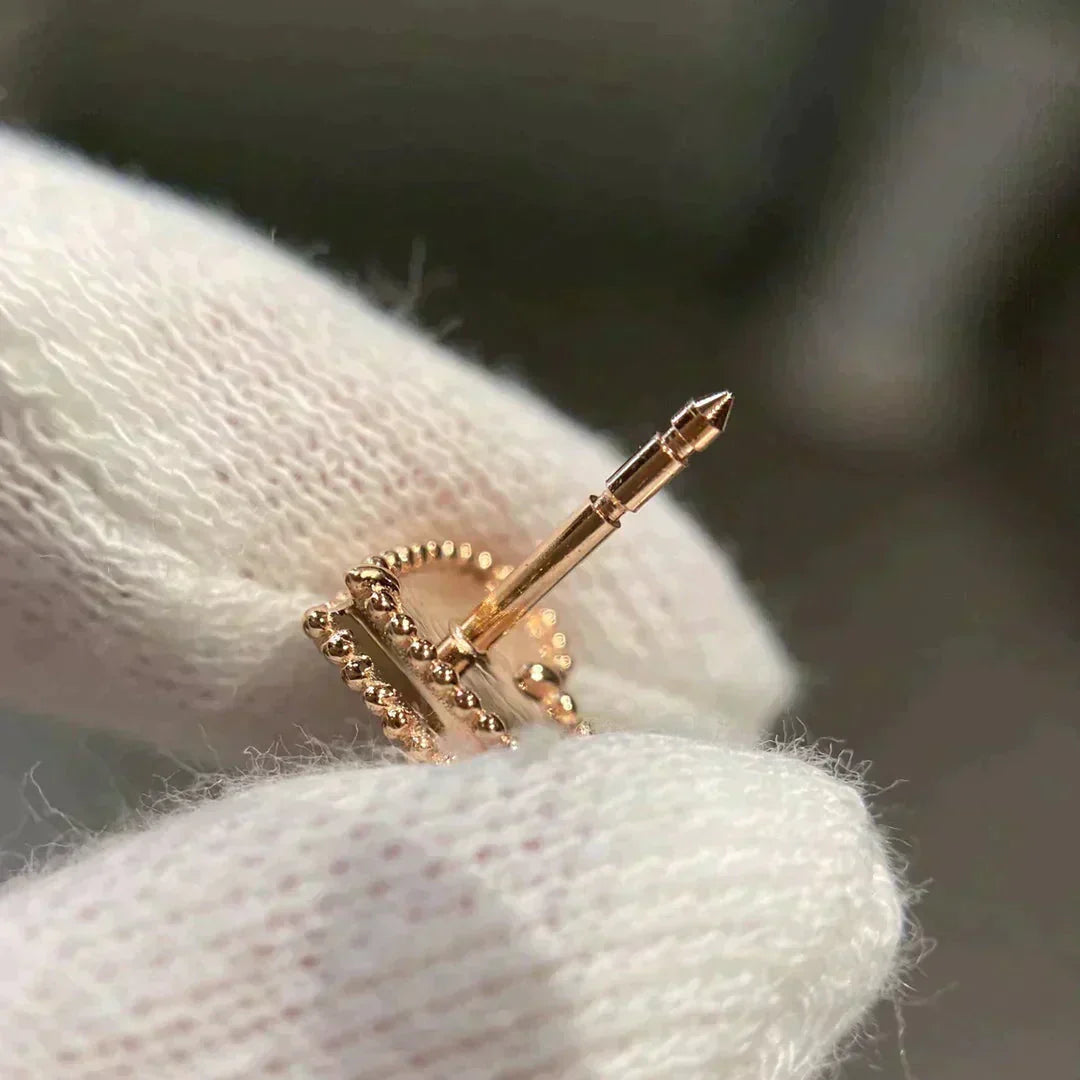 [アンジェラジュエリー]ハートカーネリアンスタッドピアス