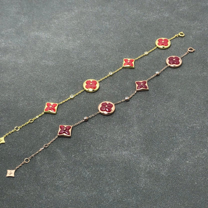 [Angela Jewellery]STAR AND SUN CARNELIAN 4 MOTIFS 3 DIAMONDS
