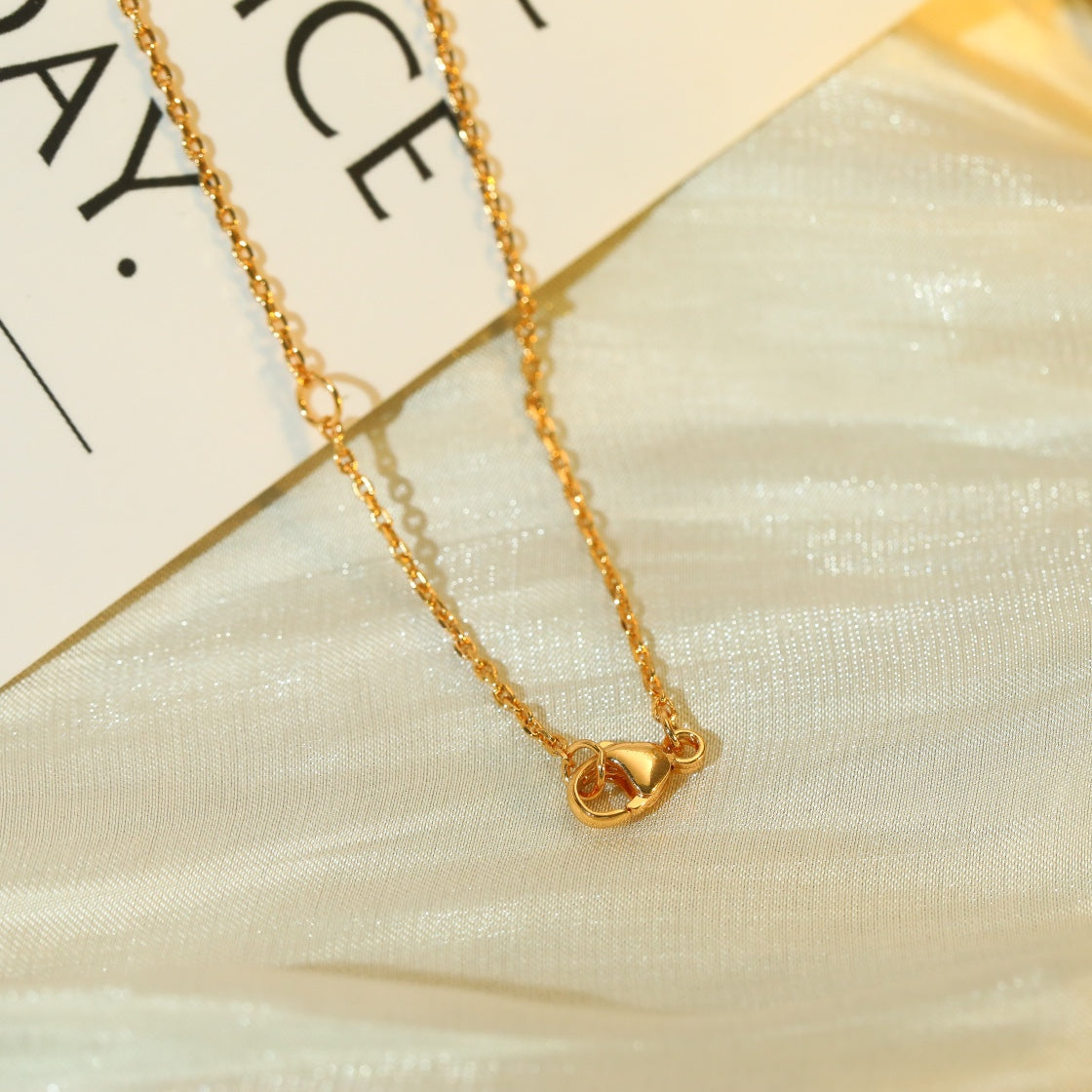 [Angela Jewellery]VOLT SILVER DIAMOND PEDANT NECKLACE