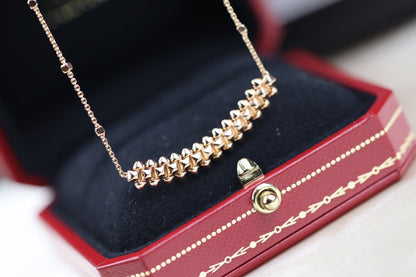[Angela Jewellery]CLASH PINK GOLD NECKLACE