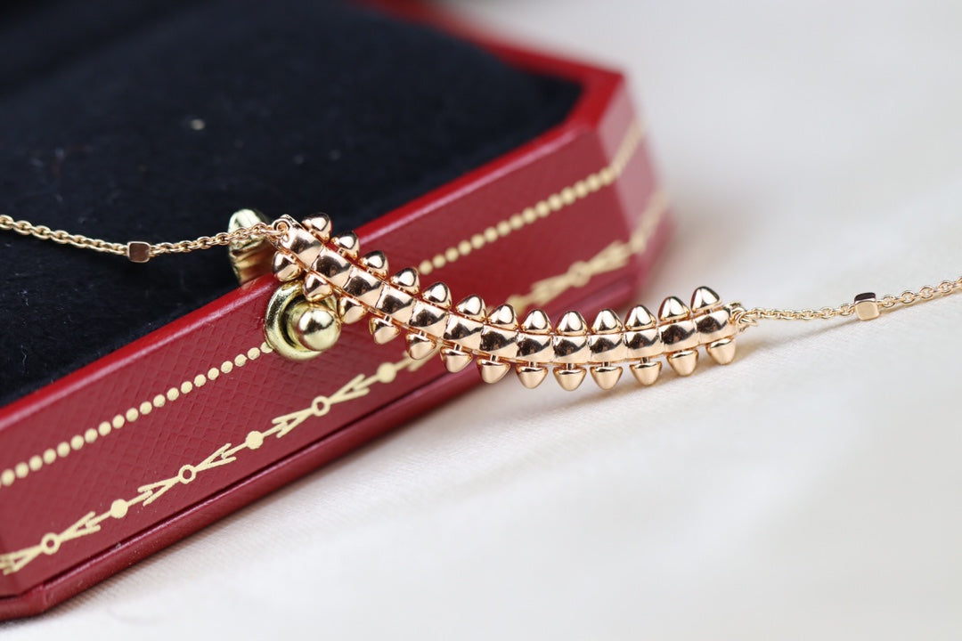 [Angela Jewellery]CLASH PINK GOLD NECKLACE