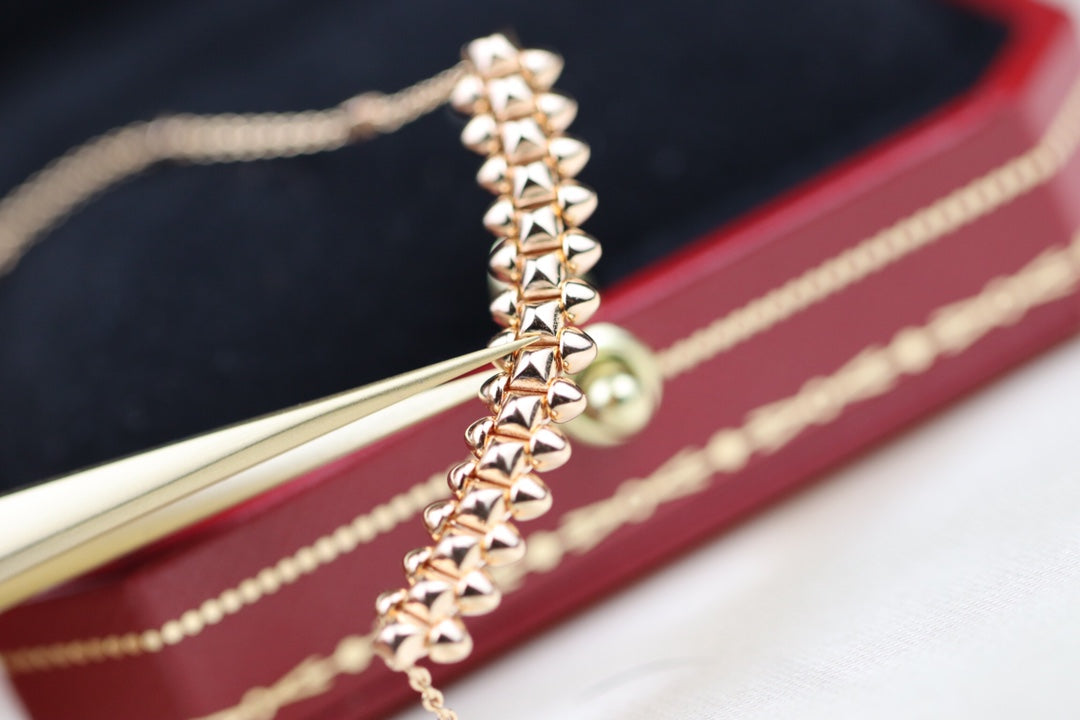 [Angela Jewellery]CLASH PINK GOLD NECKLACE