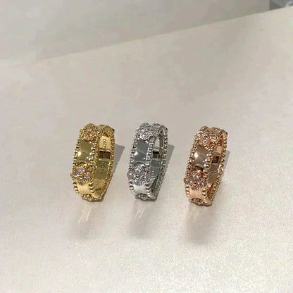 [アンジェラジュエリー]パーリー ダイヤモンド リング