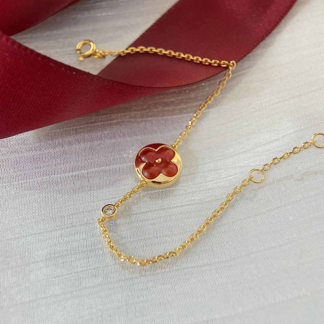 [Angela Jewellery]SUN PEDANT CARNELIAN BRACELET