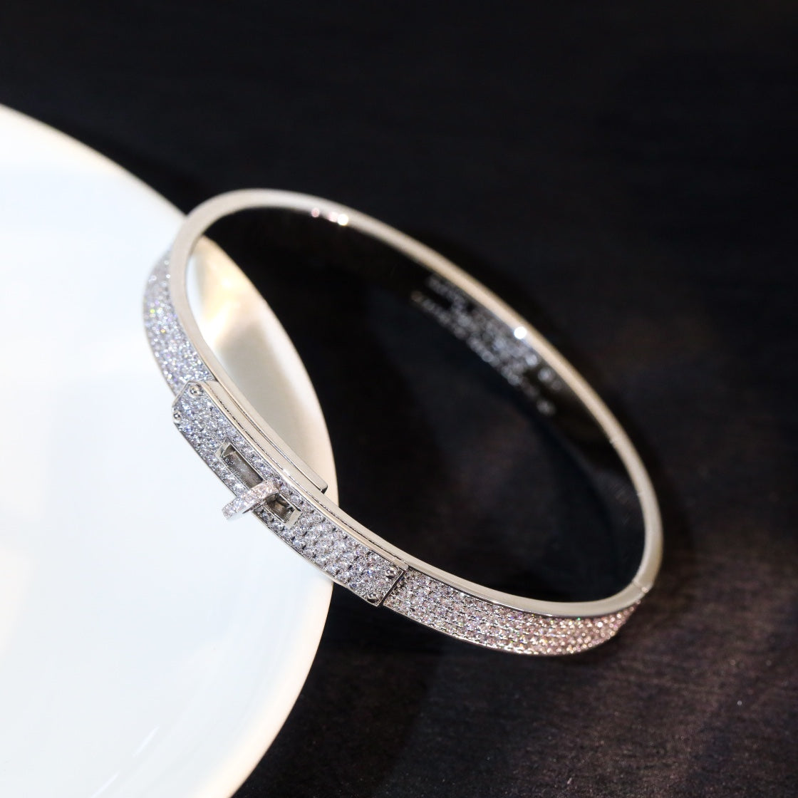 [Angela Jewellery]KELLY BRACELET DIAMOND PAVED