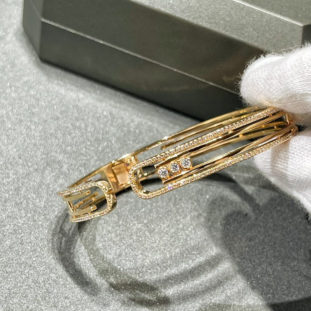 [Angela Jewelry]MOVE 10TH PAVED DIAMOND BRACELET