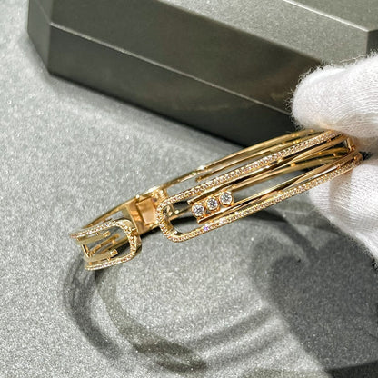 [Angela Jewelry]MOVE 10TH PAVED DIAMOND BRACELET