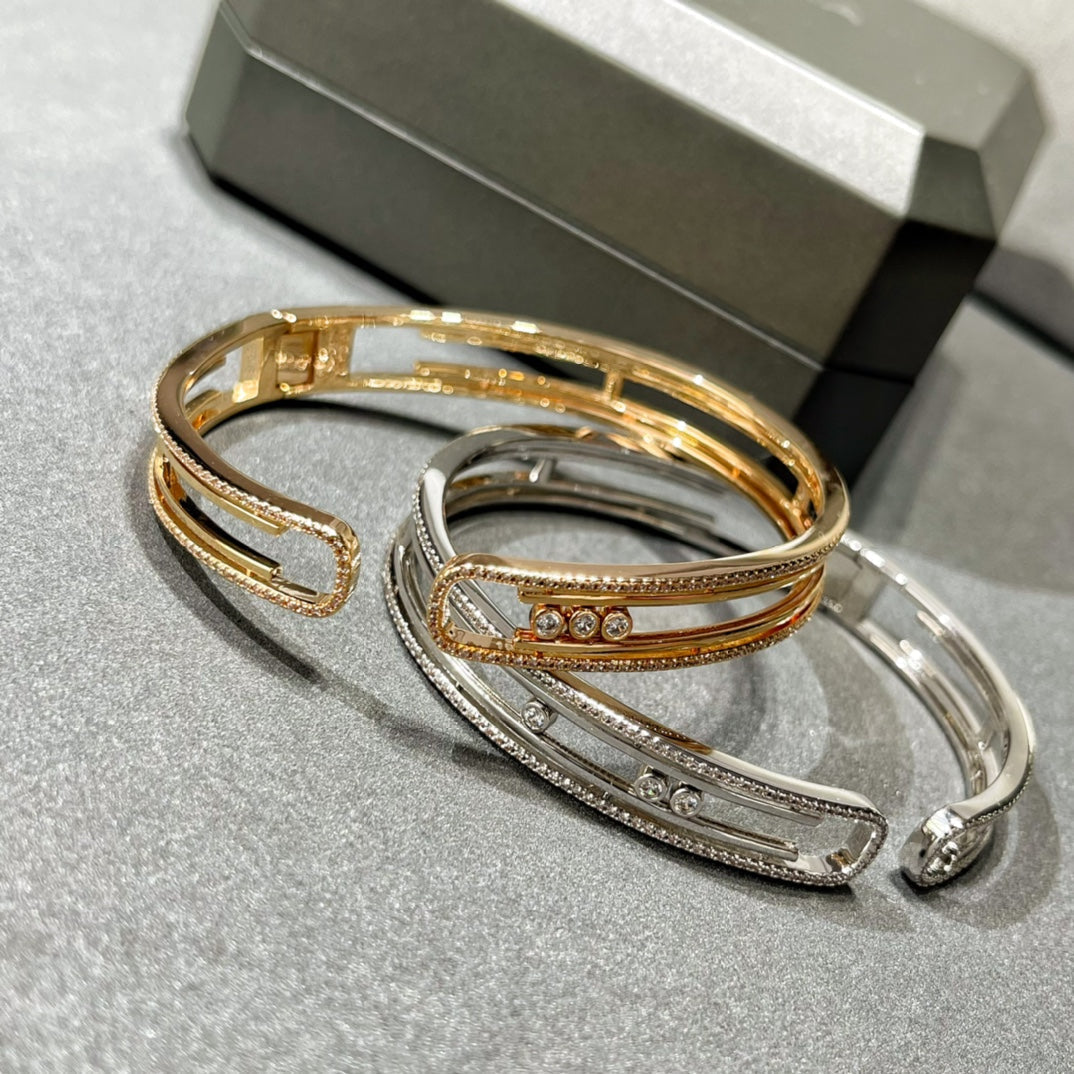 [Angela Jewelry]MOVE 10TH PAVED DIAMOND BRACELET