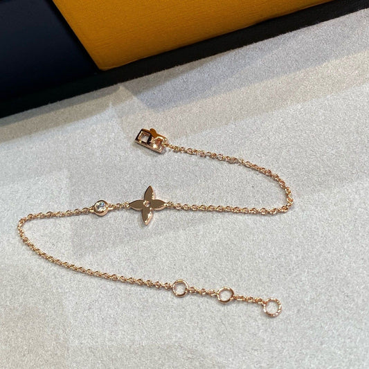 [Angela Jewellery]STAR DIAMOND PINK GOLD BRACELET