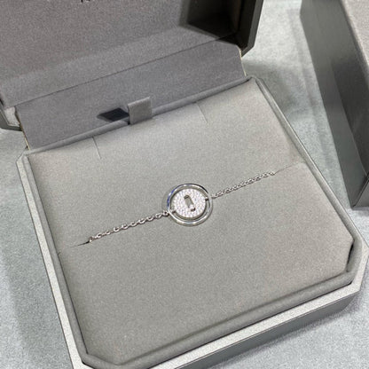 [Angela Jewelry]LUCKY MOVE DIAMOND PAVED BRACELET