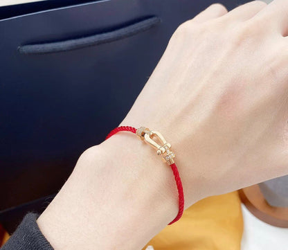 [Angela Jewellery]FORCE 10 HALBDIAMANT ROSA GOLD ROT CORDERI GROSSES UND MITTLERES MODELL