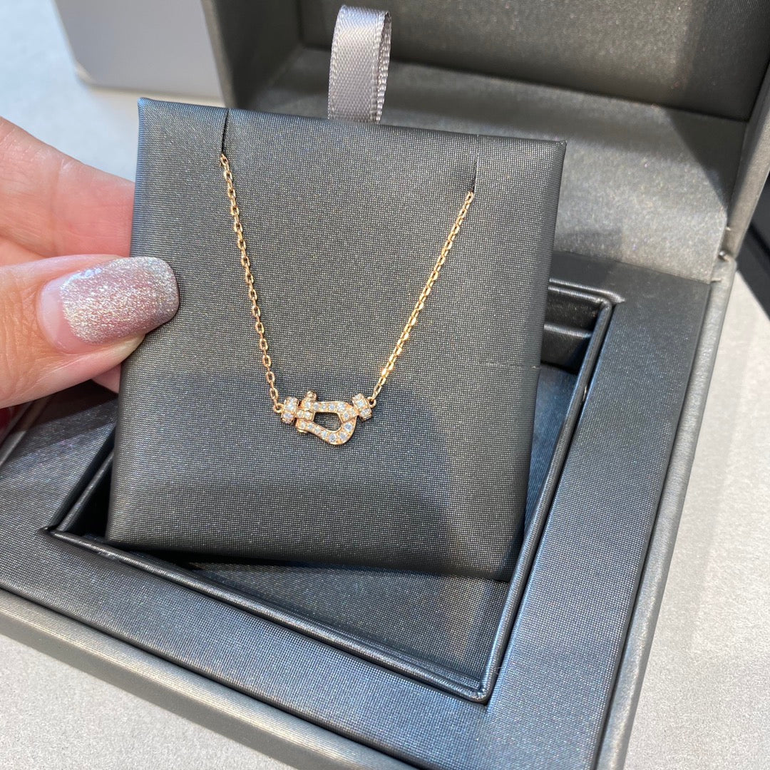 [アンジェラジュエリー]フォース10 ダイヤモンド ピンクゴールド ネックレス ミニモデル