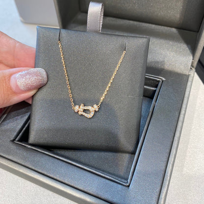 [アンジェラジュエリー]フォース10 ダイヤモンド ピンクゴールド ネックレス ミニモデル